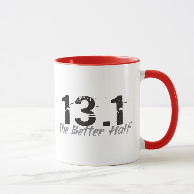 Mug 13.1 Moitié meilleure - Moitié Marathon coureur Mu (Droite)
