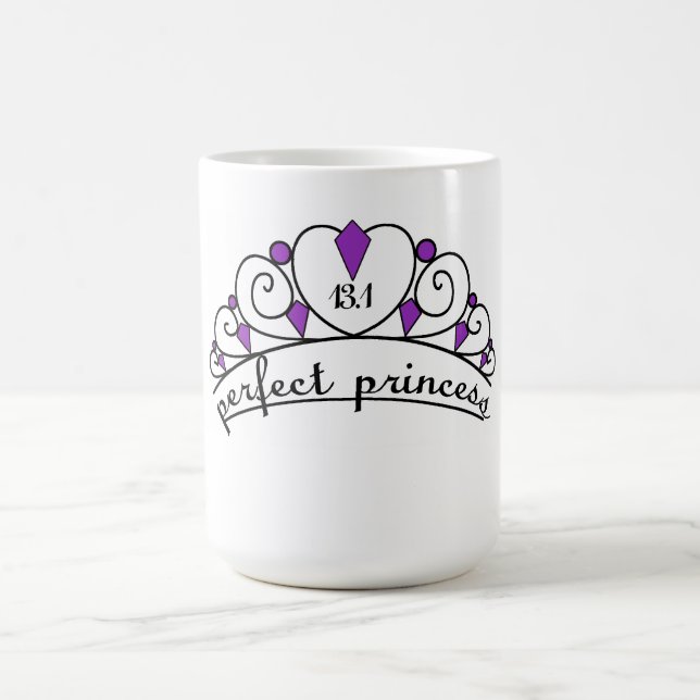 Mug 13,1 Princesse parfaite (pourpre) (Centre)