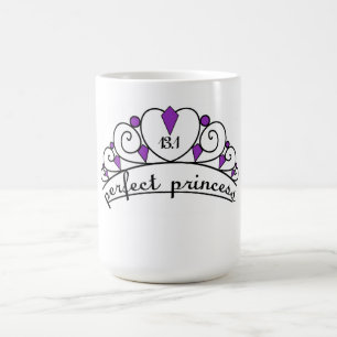 Mug 13,1 Princesse parfaite (pourpre)