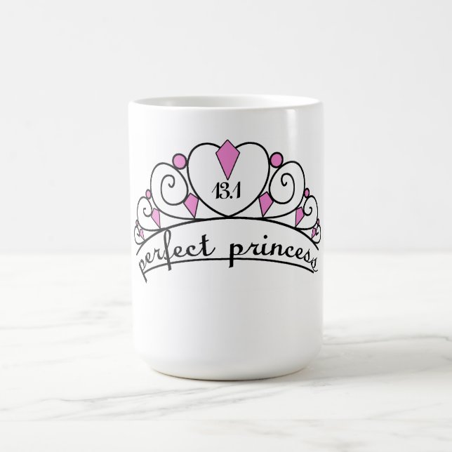 Mug 13,1 Princesse parfaite (rose) (Centre)