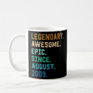 Mug 13 Ans Awesome Depuis Août 2009 13e Naissance