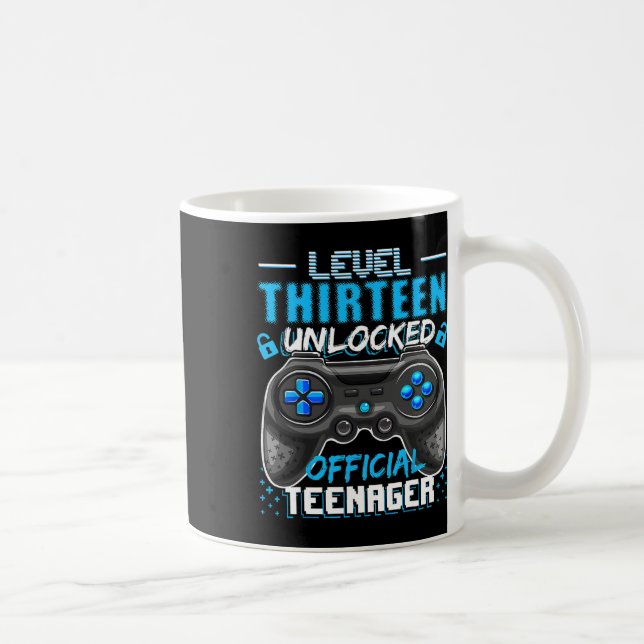 Mug 13 Déverrouillé Jeu vidéo officiel adolescent 13e  (Droite)