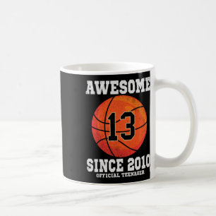 Mug 13e anniversaire Bysketbyll Fan 13 ans Officiel