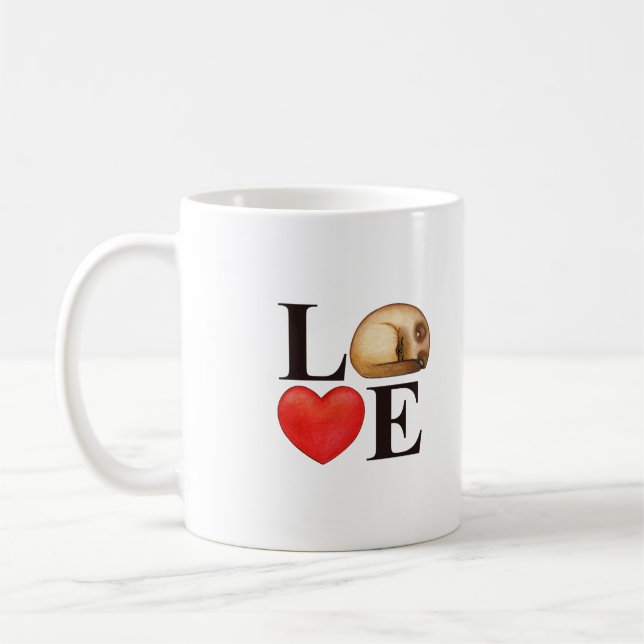 Mug 14 février Heureuse Sainte-Valentin st valentine (Gauche)