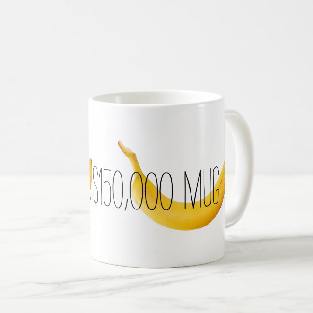 Mug 150.000 $ banane (Devant droit)