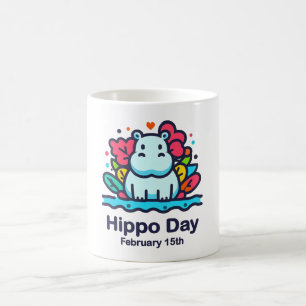 Mug 15 février Journée de l'hippo