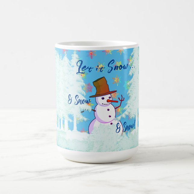 Mug  15 Oz. Café Boissons chaudes En hiver (Centre)