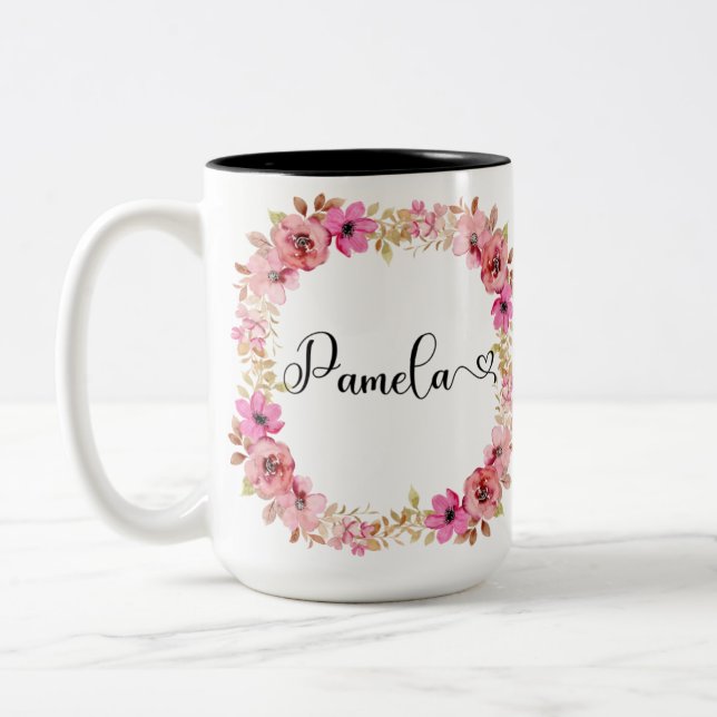 Mug 15oz de Pamela (voir plus d'options) (Gauche)