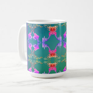 Mug 16e anniversaire du Mariage Fleurs de cire et de s