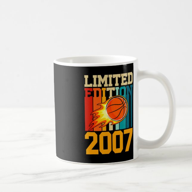Mug 16th Birthday Basketball Limited Edition 2007 Fun (Droite)