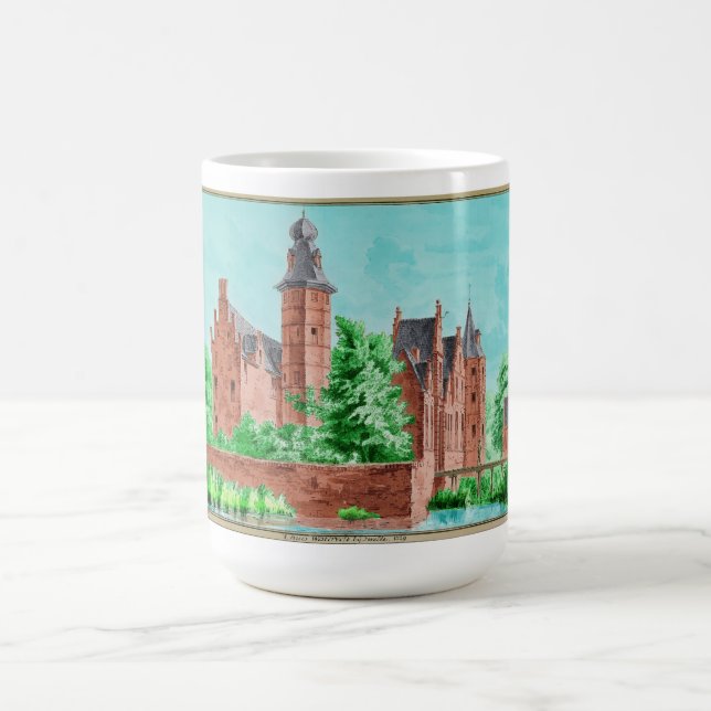 Mug 1729 A. de Haen Néerlandais Kasteel WESTERVELT ... (Centre)