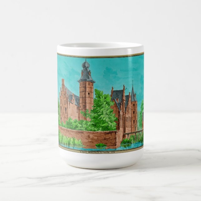 Mug 1729 A. de Haen Néerlandais Kasteel WESTERVELT ... (Centre)