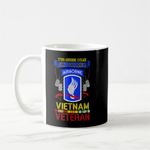 Mug 173e brigade aéroportée Vietnam Vétéran Chemise Sk