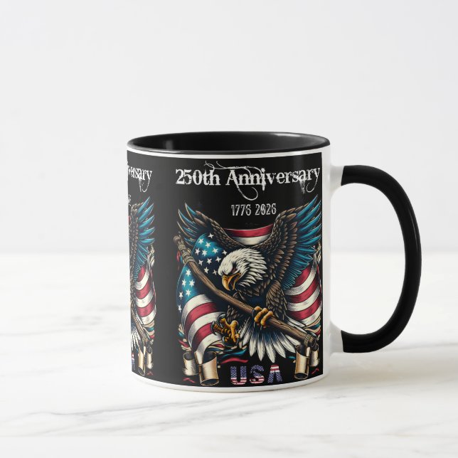 Mug 1776 2026 Anniversaire Amérique (Droite)