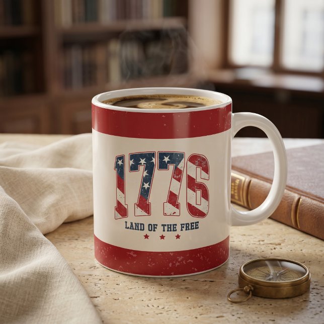 Mug 1776 4 juillet Jour de l'Indépendance (Créateur téléchargé)