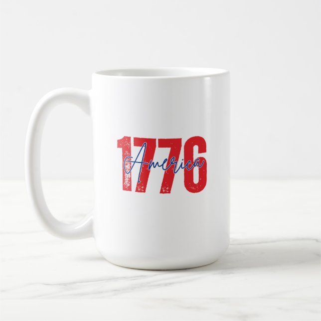 Mug '1776 America' 250e anniversaire 4 juillet (Gauche)