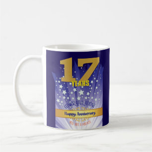 Mug 17 Anniversaire de récupération PERSONNALISÉ 17 an