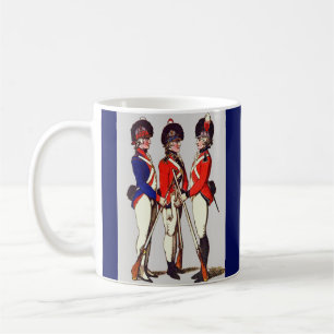 Mug 1803 tirage de soldats volontaires de Londres