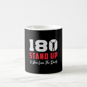 Mug 180 fléchettes Arrière-plan de fléchettes en bulle
