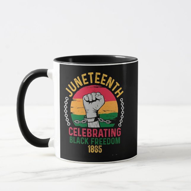 Mug 1865, 1865, fête de la liberté noire (Gauche)