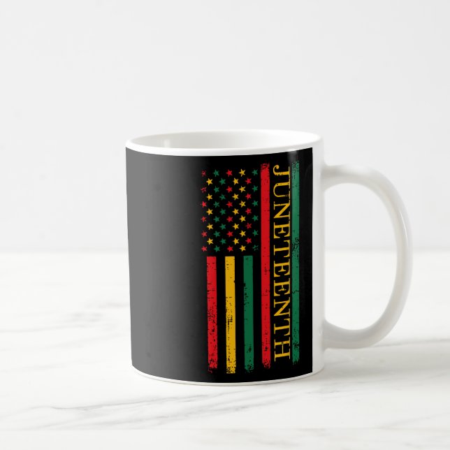 Mug 1865, Drapeau Africain-Américain Liberté 1865 Femm (Droite)