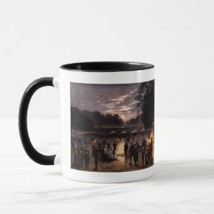 Mug 1870 Patinage sur glace à Londres
