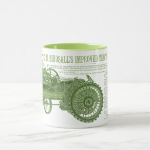 Mug 1889 Ferme de tracteur à vapeur d'Birdsall