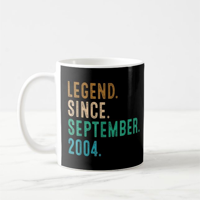 Mug 18 Ans Légende depuis septembre 2004 18e Bir (Gauche)