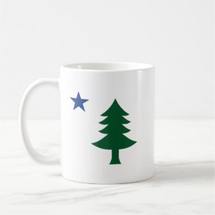 Mug 1901 Ancien premier drapeau du pin du Maine et Sta
