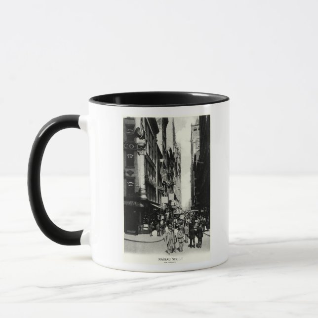 Mug 1905, rue Nassau, New York (Gauche)
