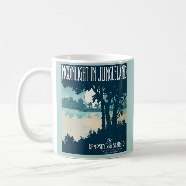 Mug 1909 Lumière de la lune dans la couverture de musi (Gauche)