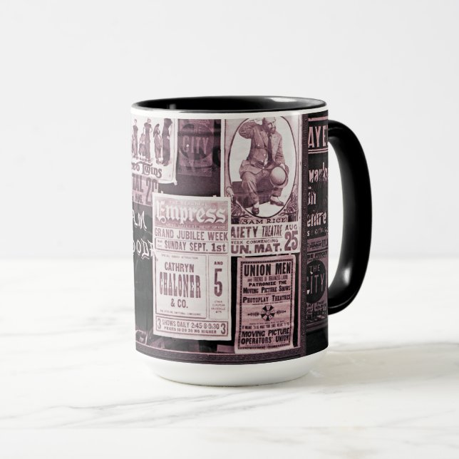 Mug 1912 Fenêtre du magasin Vaudeville Manucure Pro-Un (Devant droit)
