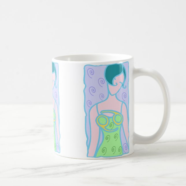 Mug 1920 Cancer Zodiac Femme en vert (Droite)
