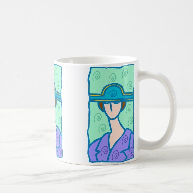 Mug 1920 Libra Femme en violet (Droite)