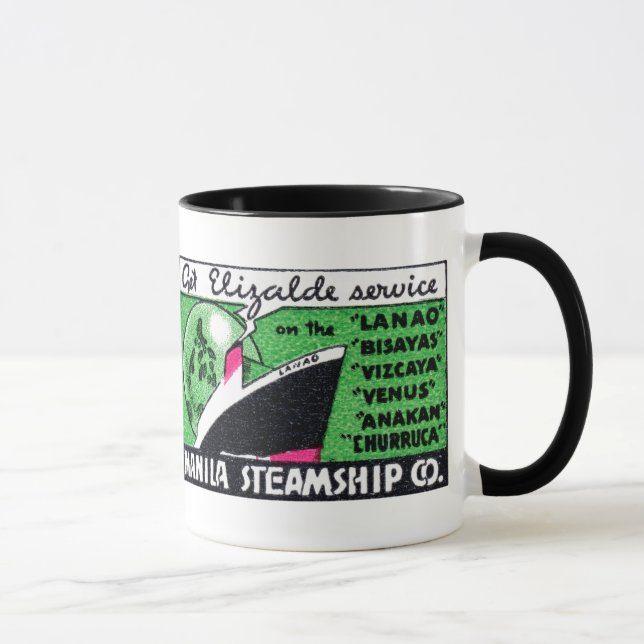 Mug 1930 Manila Steamship Company (Droite)