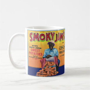 Mug 1940 Smoky Jim's sweet potato crate étiquette