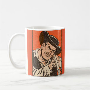 Mug 1955 méchant de Western avec un fusil de Billy le