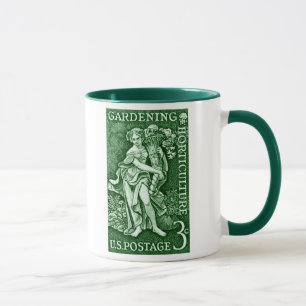 Mug 1958 Jardinage + Timbre d'horticulture