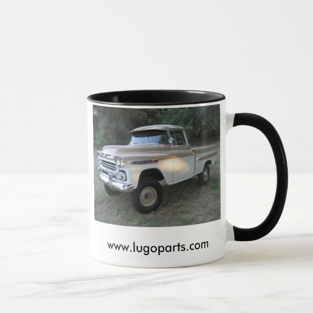 Mug 1959 4x4 chevy, www.lugoparts.com (Droite)