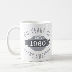 Mug 1960 60e anniversaire Awesome pour les hommes