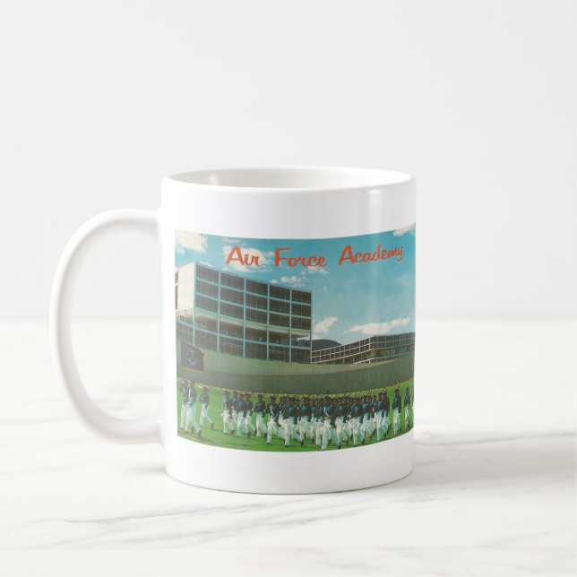 Mug 1961 Air Force Academy, Colorado carte postale (Gauche)
