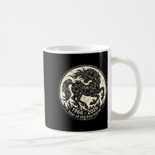 Mug 1966 2026 année du cheval de feu zodiaque chinois