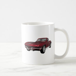 Mug 1967 Corvette : Voiture de sport : Candy Apple Fin
