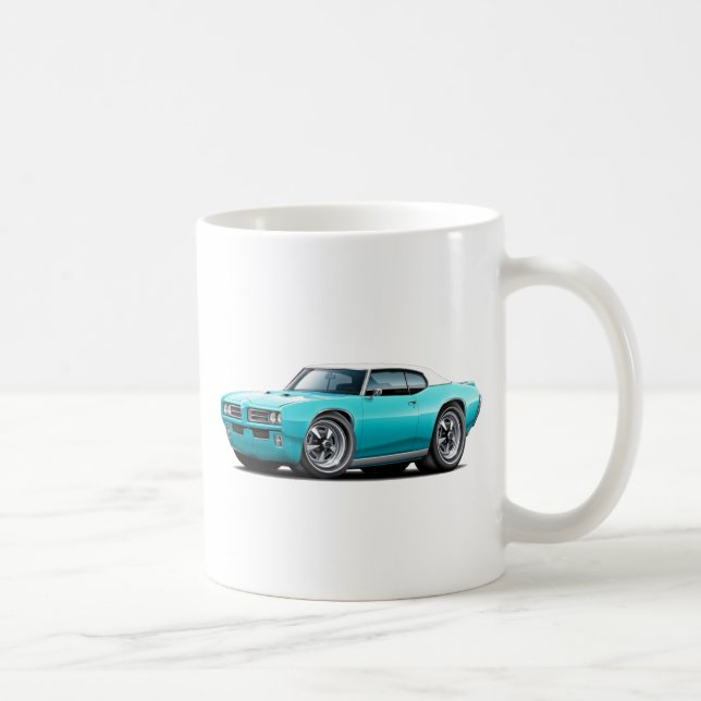 Mug 1968-69 voiture supérieure Turquoise-Blanche de (Droite)