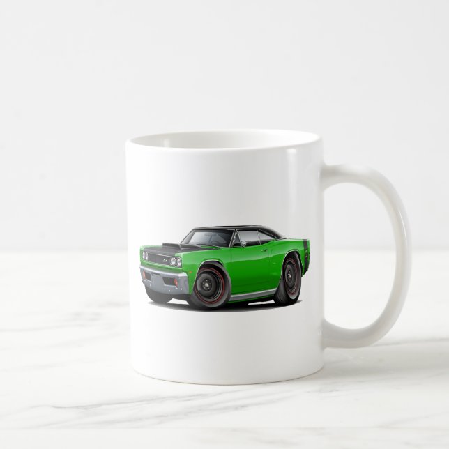 Mug 1969 roues Vert-Noires de stock de dessus (Droite)