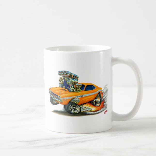 Mug 1970-72 voiture d'orange de challengeur de Dodge (Droite)