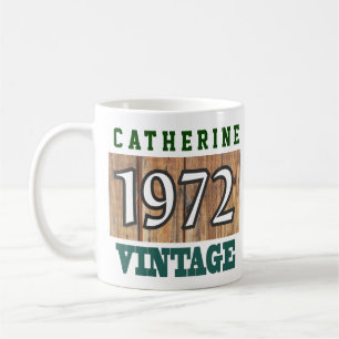 Mug 1972 Année de naissance - Fête d'anniversaire