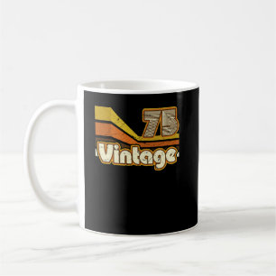 Mug 1975 vintage anniversaire rétro pour homme femme l