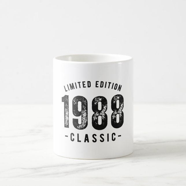 Mug 1988 année de naissance classique (Centre)