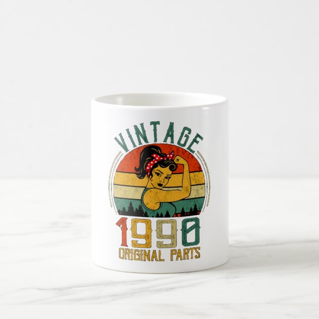 Mug 1990 Femme Anniversaire  (Centre)